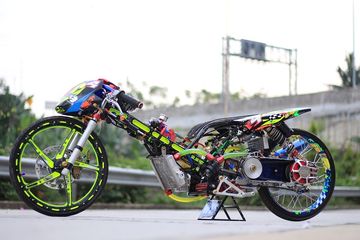 Detail Modifikasi Mio J Drag Nomer 19