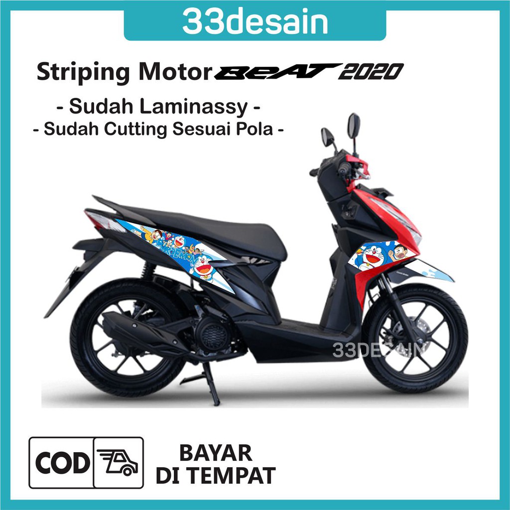 Detail Modifikasi Motor Beat Gambar Doraemon Nomer 36