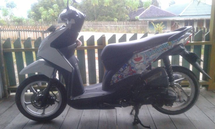 Detail Modifikasi Motor Beat Gambar Doraemon Nomer 48