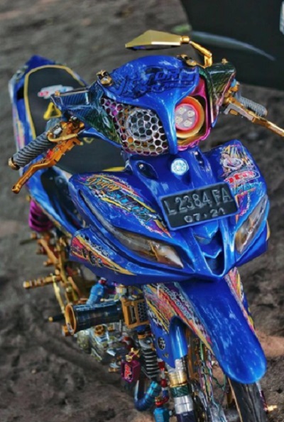 Detail Modifikasi Motor Jupiter Robot Nomer 2