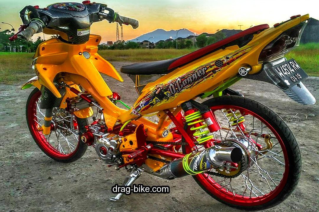 Detail Modifikasi Motor Jupiter Z Drag Nomer 33