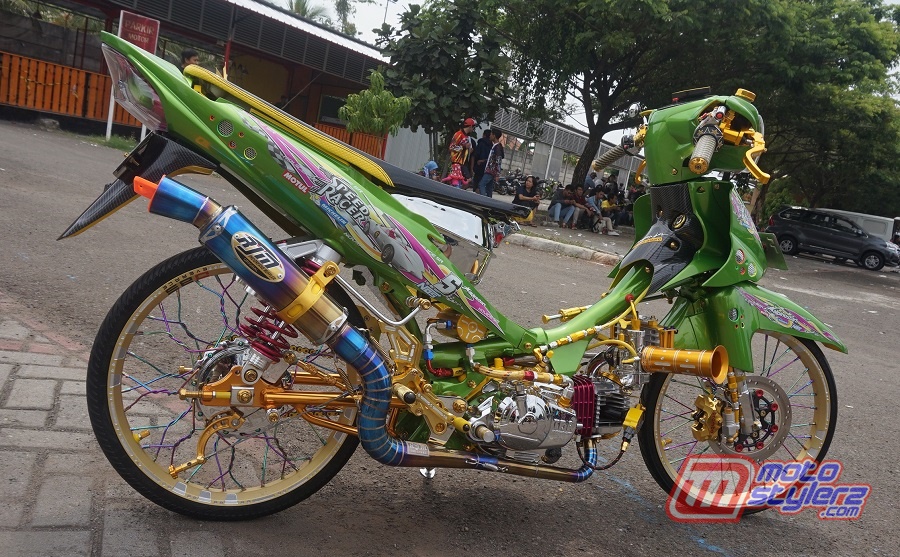 Detail Modifikasi Motor Jupiter Z Drag Nomer 49