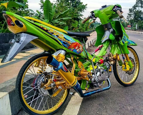 Detail Modifikasi Motor Jupiter Z Drag Nomer 10