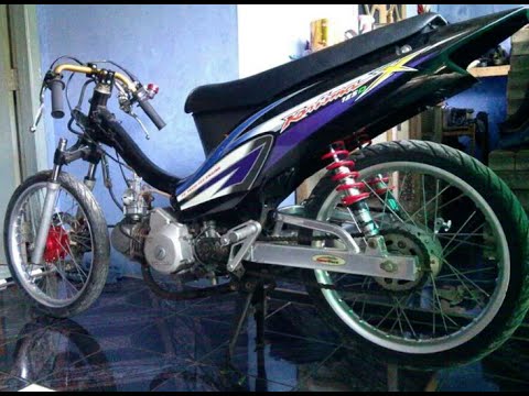 Detail Modifikasi Motor Karisma Drag Nomer 3