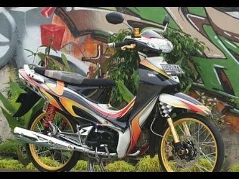 Detail Modifikasi Motor Karisma Drag Nomer 43