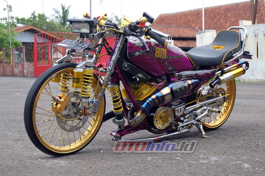 Detail Modifikasi Motor King Drag Nomer 39