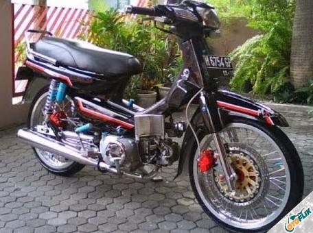 Detail Modifikasi Motor Legenda Drag Nomer 8