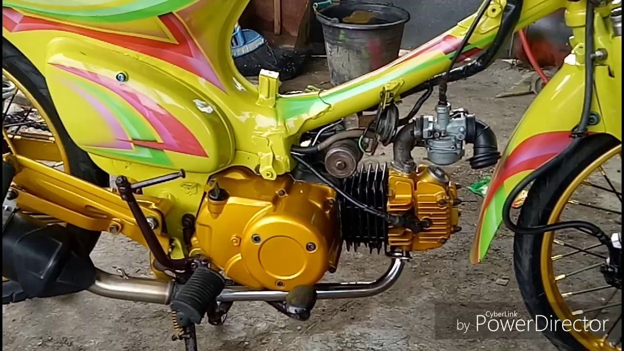 Detail Modifikasi Motor Olong Nomer 40