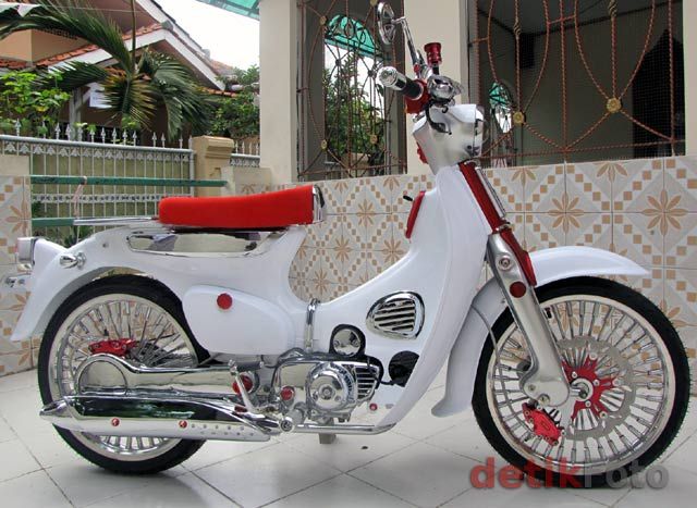 Detail Modifikasi Motor Olong Nomer 7