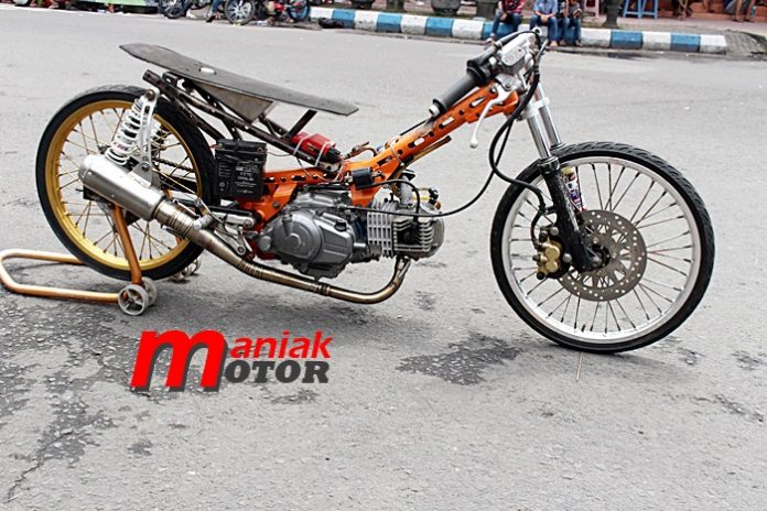 Detail Modifikasi Motor Poswan Drag Nomer 48