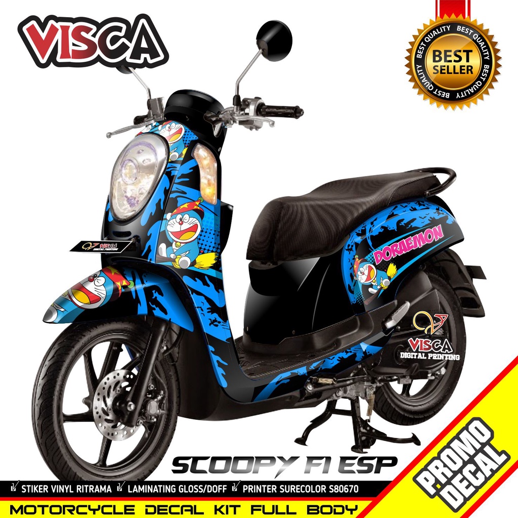 Detail Modifikasi Motor Scoopy Doraemon Nomer 30