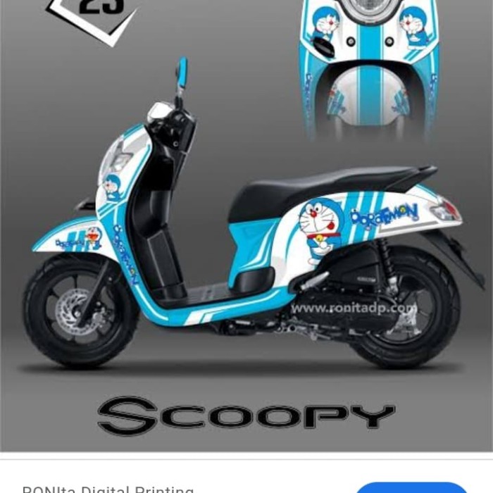 Detail Modifikasi Motor Scoopy Doraemon Nomer 35