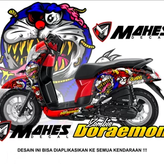 Detail Modifikasi Motor Scoopy Doraemon Nomer 42