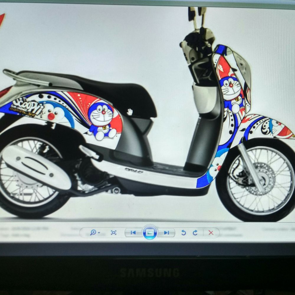 Detail Modifikasi Motor Scoopy Doraemon Nomer 49