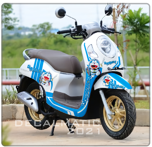 Detail Modifikasi Motor Scoopy Doraemon Nomer 50