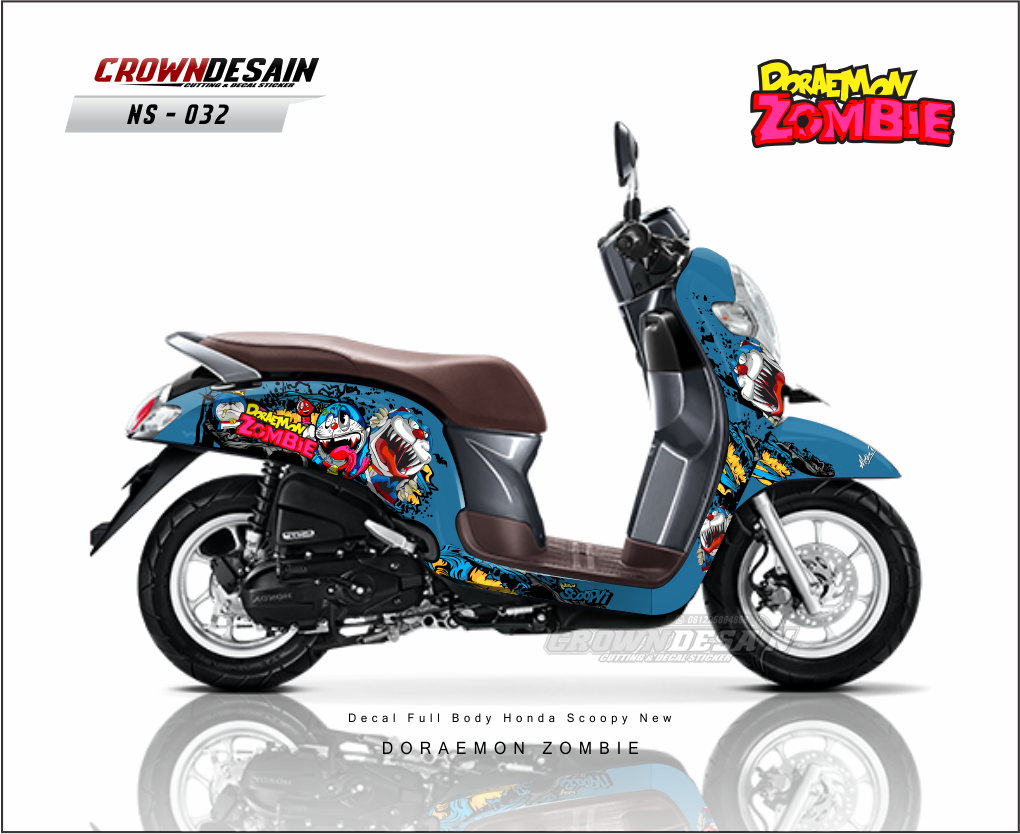 Detail Modifikasi Motor Scoopy Doraemon Nomer 55