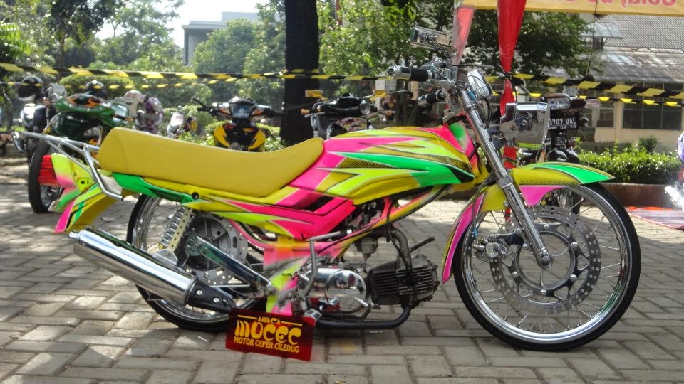 Detail Modifikasi Motor Win Ceper Nomer 12