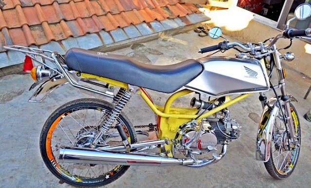 Detail Modifikasi Motor Win Ceper Nomer 21