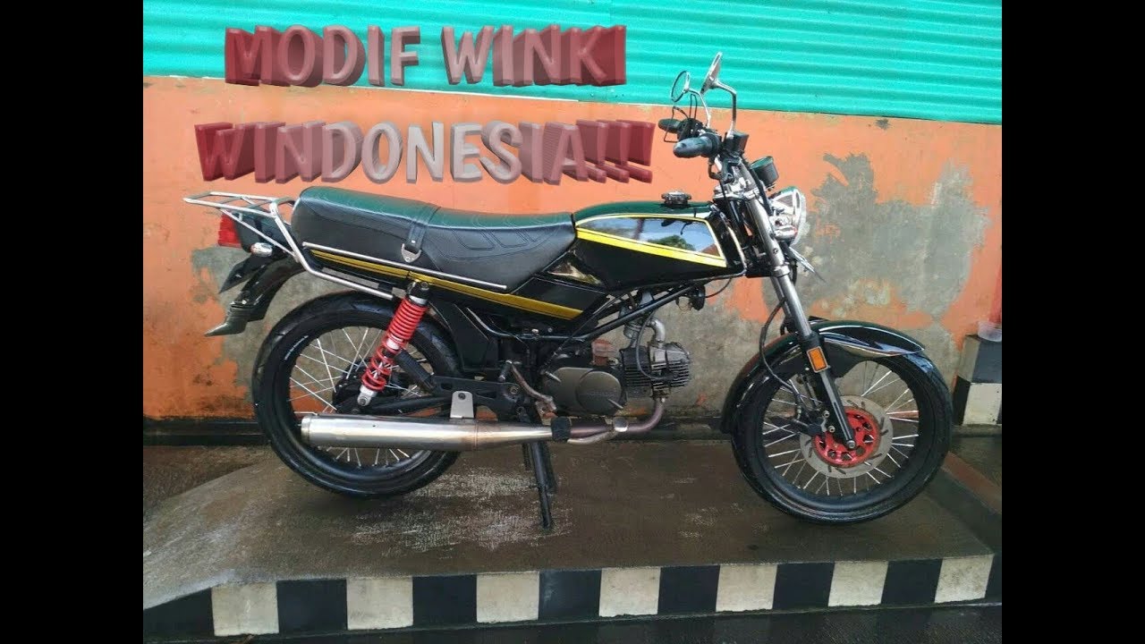 Detail Modifikasi Motor Win Ceper Nomer 49