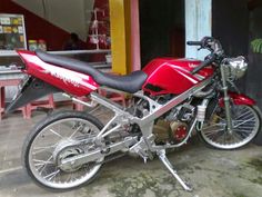 Detail Modifikasi Ninja R Merah Nomer 17