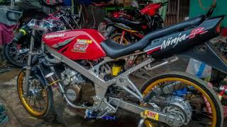 Detail Modifikasi Ninja R Merah Nomer 20