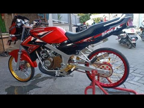 Detail Modifikasi Ninja R Merah Nomer 26