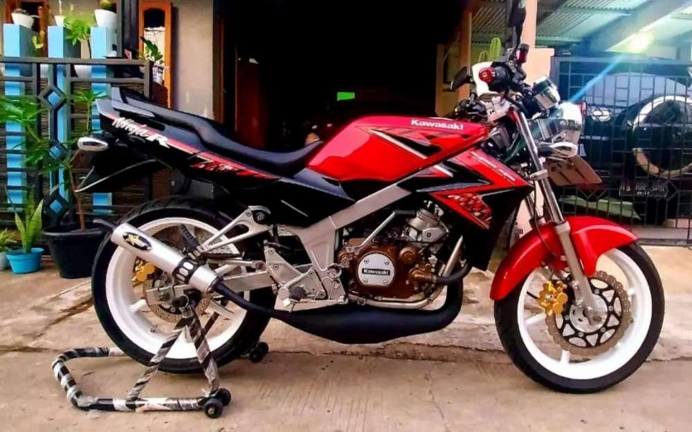 Detail Modifikasi Ninja R Merah Nomer 39