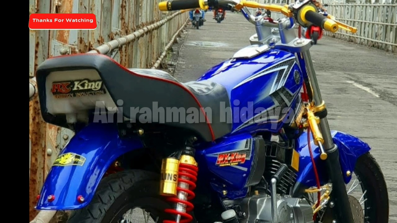 Detail Modifikasi Rx King Biru Nomer 39