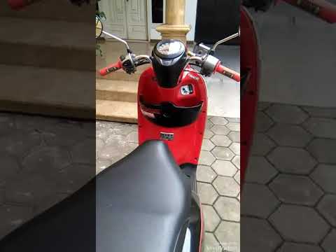 Detail Modifikasi Scoopy Merah Hitam Nomer 37