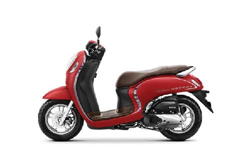 Detail Modifikasi Scoopy Merah Hitam Nomer 54