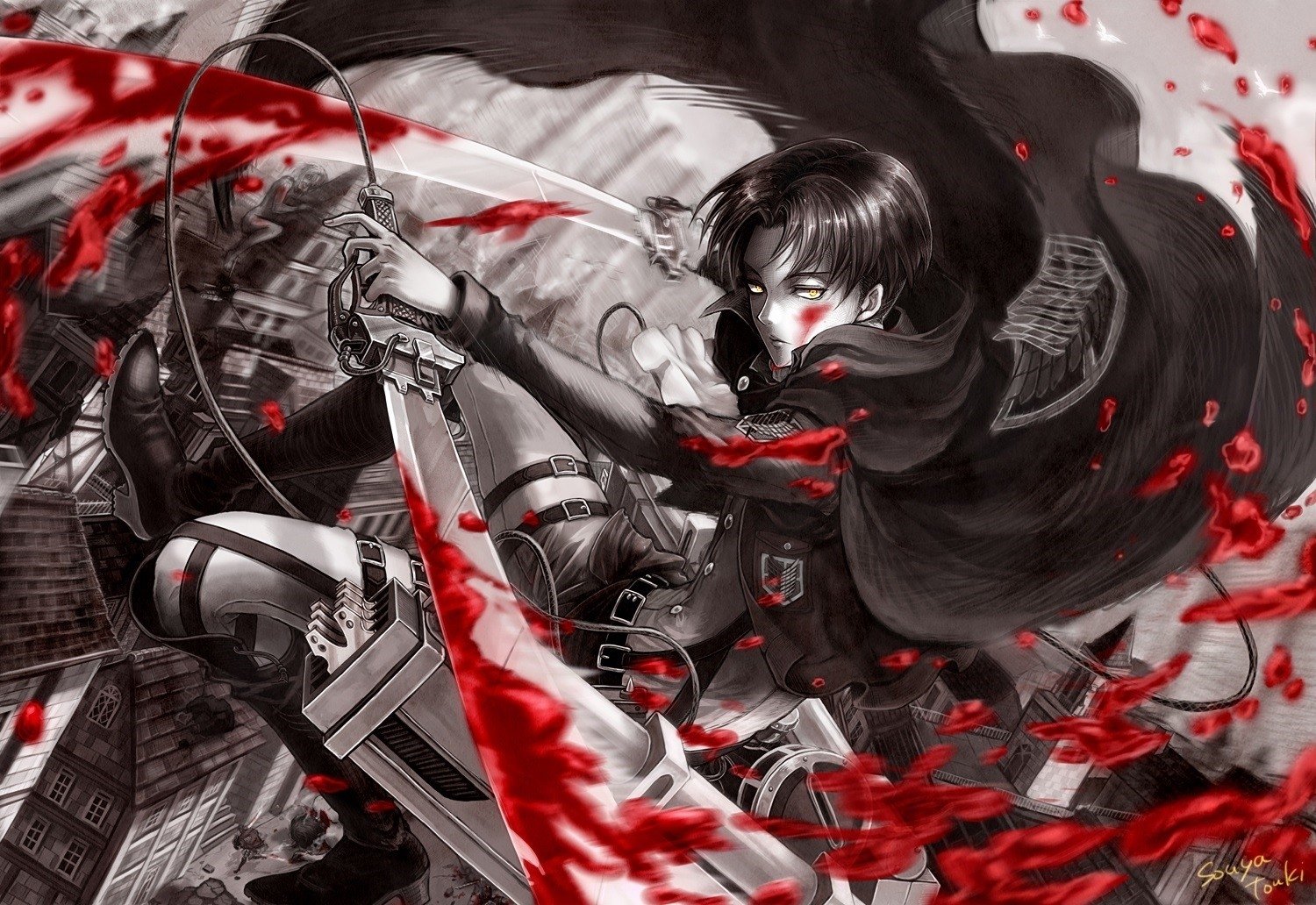 Detail Levi Ackerman Wallpaper Nomer 15