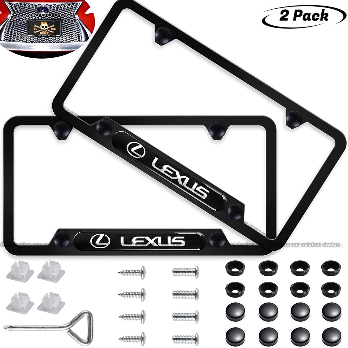 Detail Lexus License Plate Frame Amazon Nomer 35