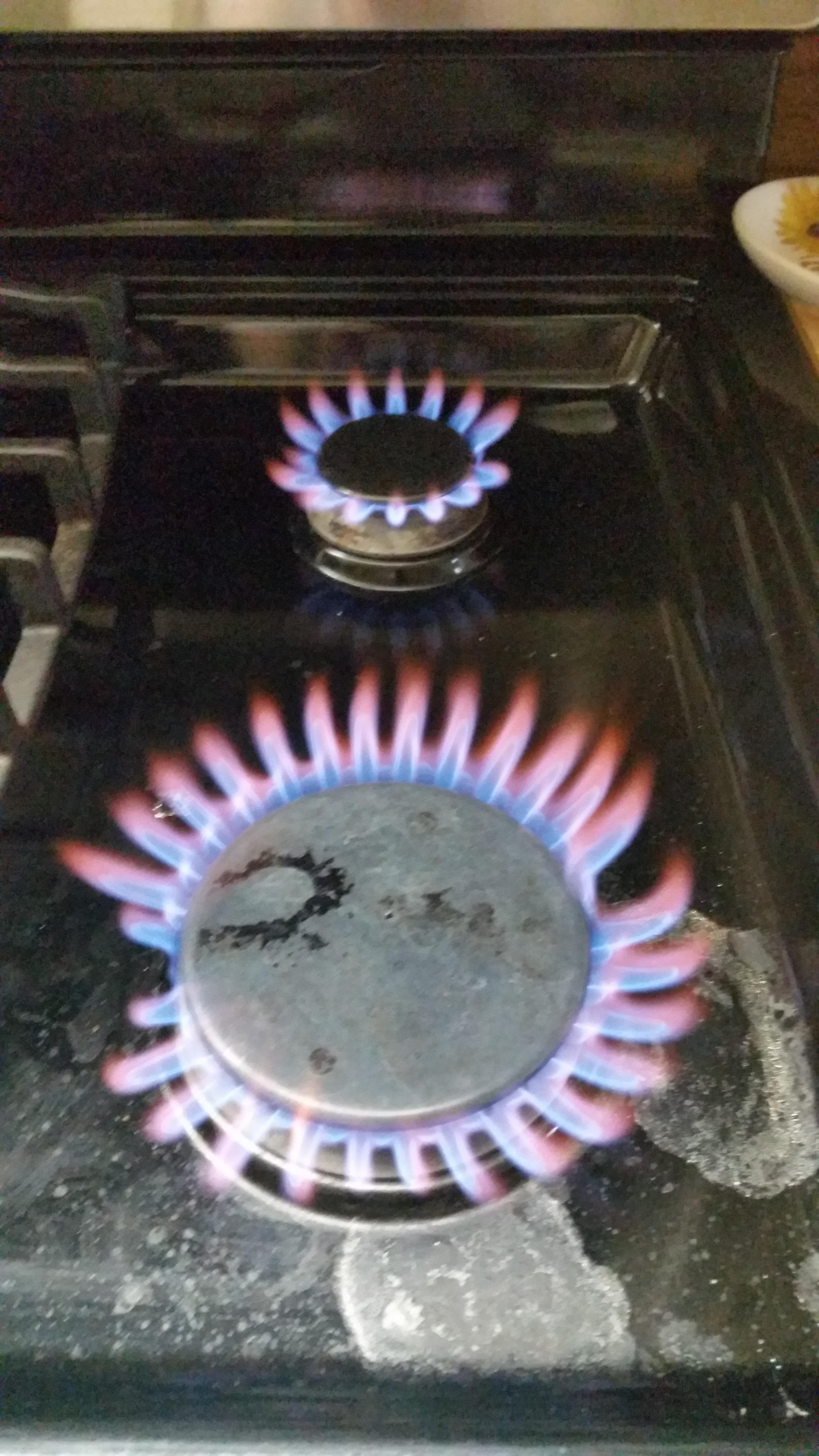 Lg Gas Stove Orange Flame - KibrisPDR