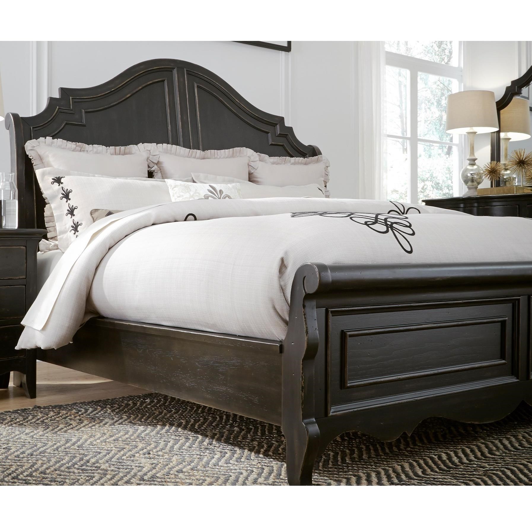 Detail Liberty Furniture King Sleigh Bed Nomer 13