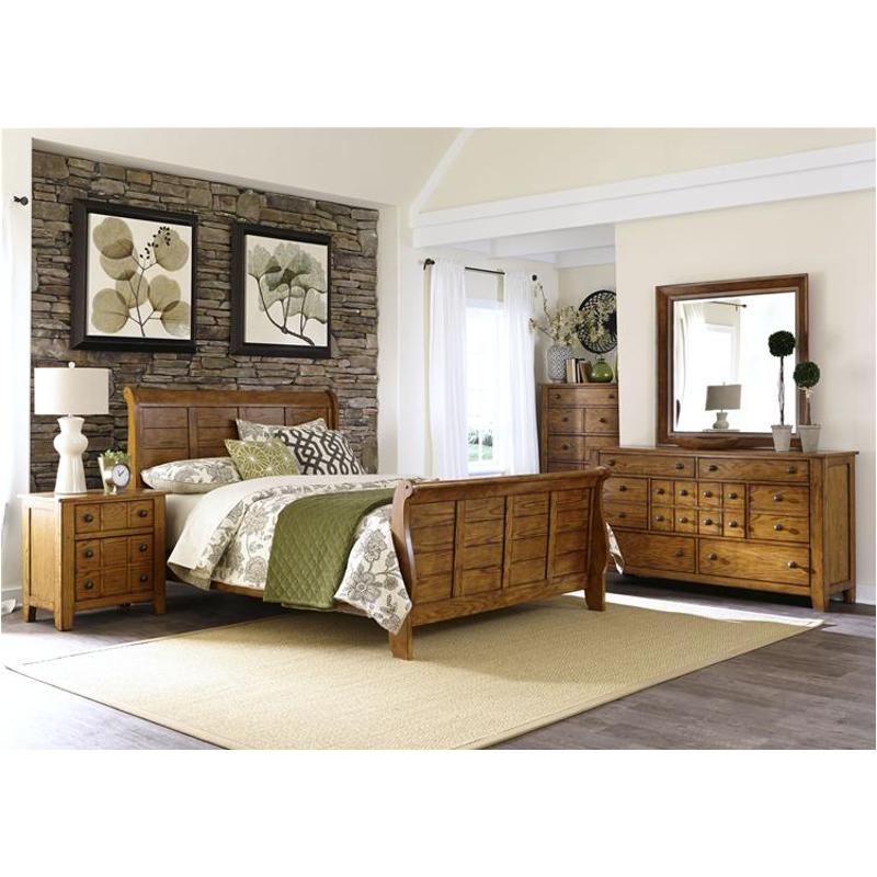 Detail Liberty Furniture King Sleigh Bed Nomer 15