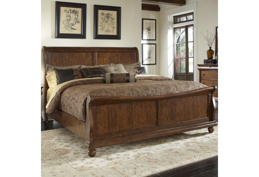 Detail Liberty Furniture King Sleigh Bed Nomer 16