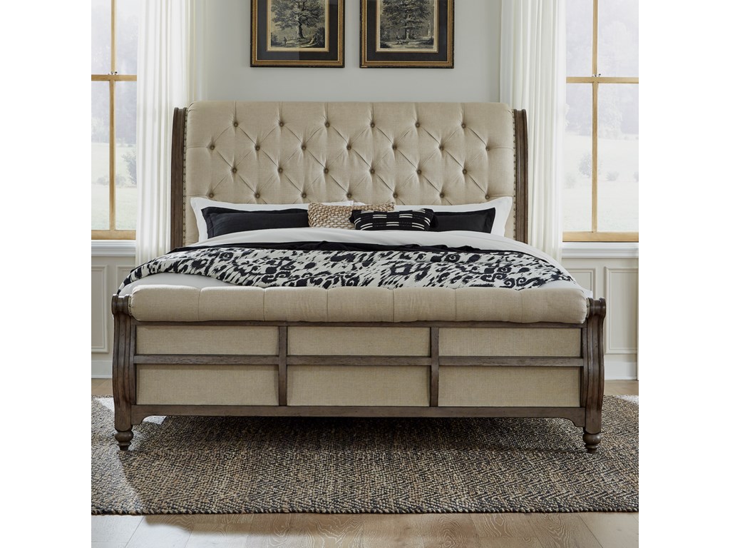 Detail Liberty Furniture King Sleigh Bed Nomer 42