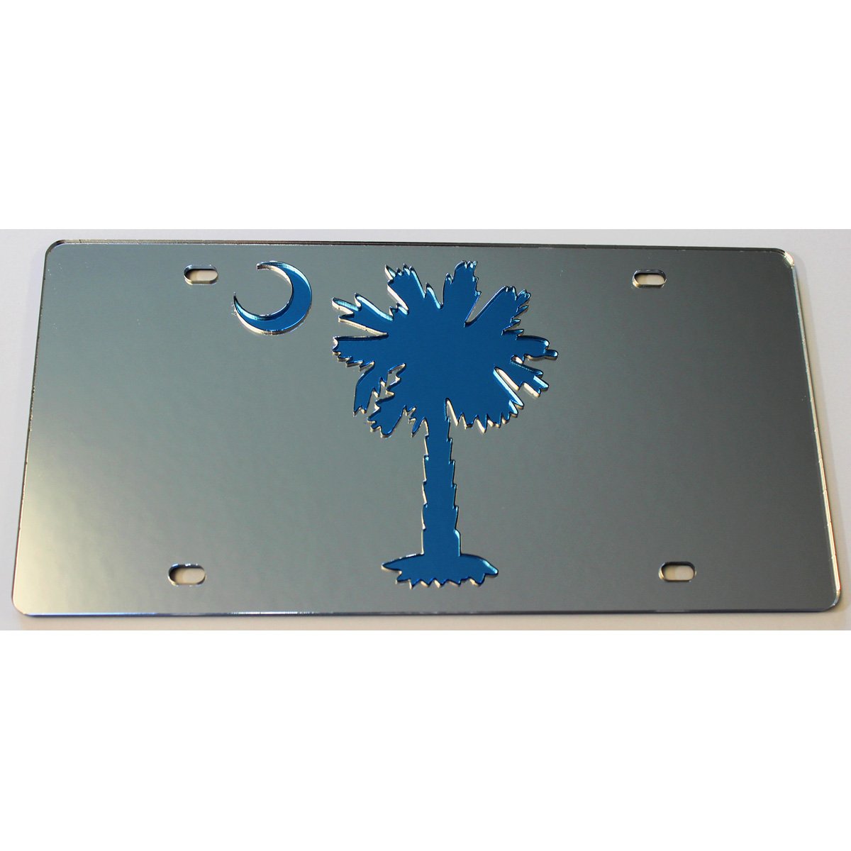 Detail License Plate With Palm Tree And Moon Nomer 18