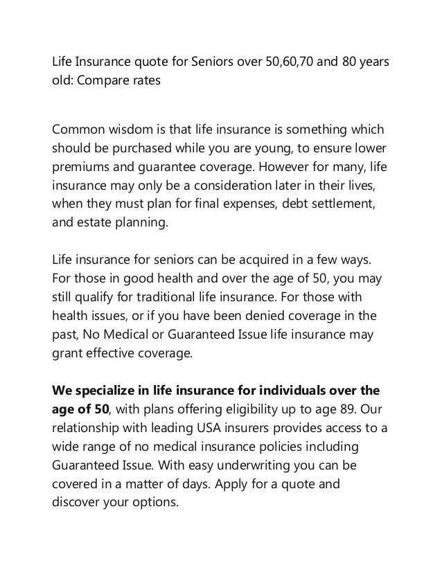Detail Life Insurance Quotes Over 60 Nomer 58