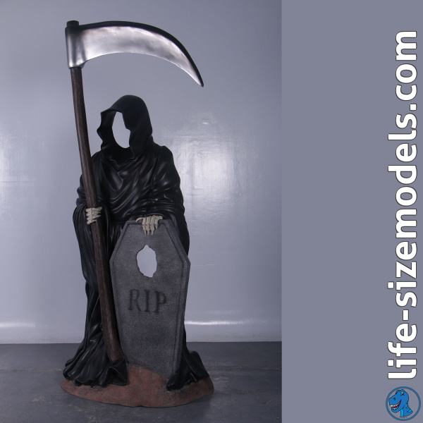 Detail Life Size Grim Reaper Statue Nomer 12