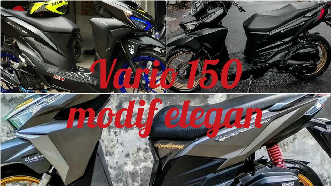 Detail Modifikasi Vario 150 Minimalis Nomer 53