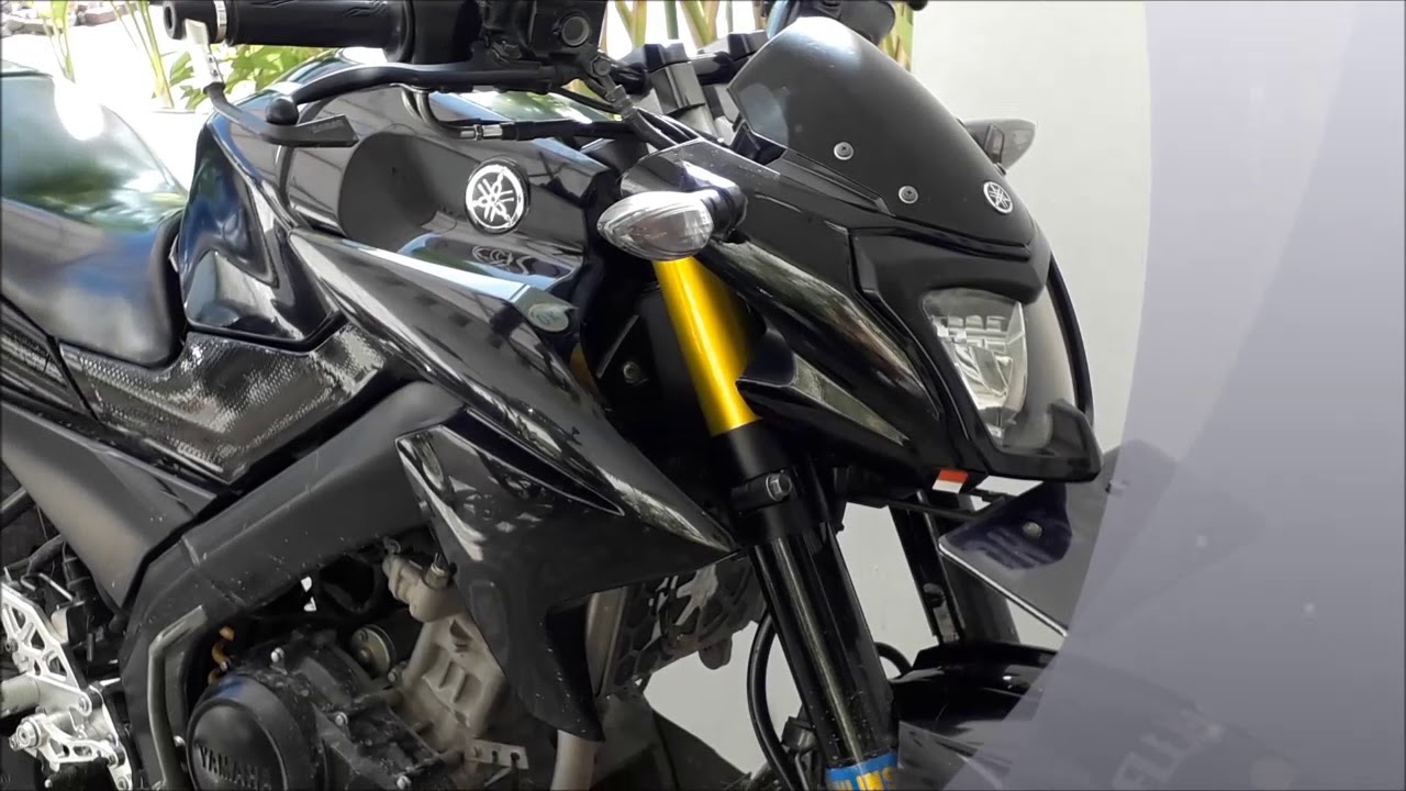 Detail Modifikasi Yamaha New Vixion Warna Hitam Nomer 5