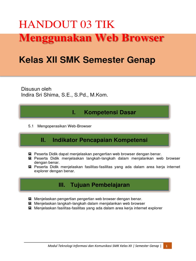 Detail Modul Web Browser Nomer 4