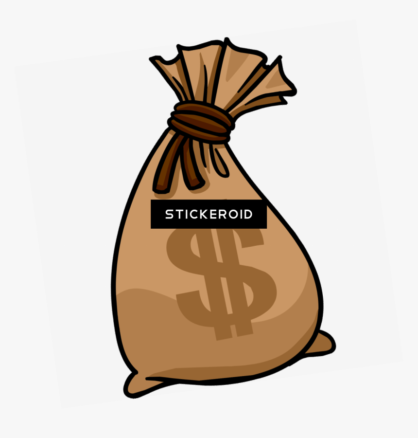 Detail Money Bag Clipart Transparent Background Nomer 6