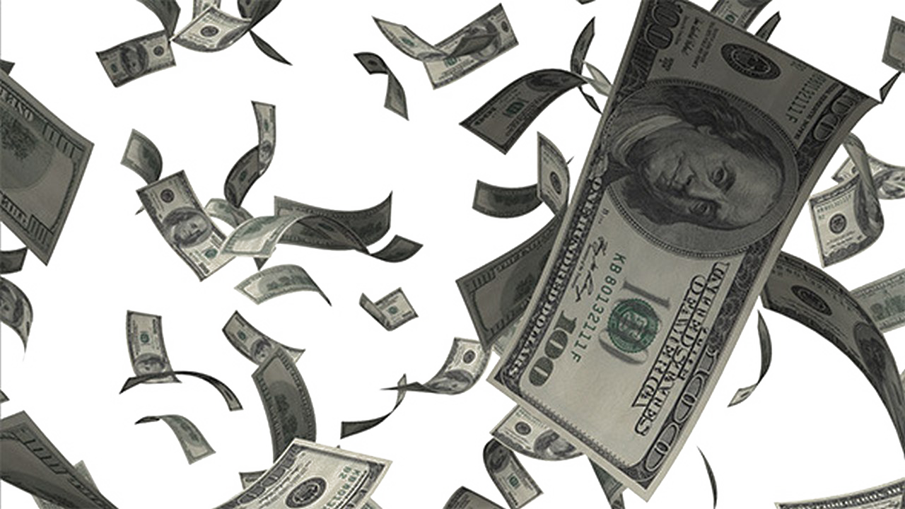 Detail Money Falling Background Nomer 25