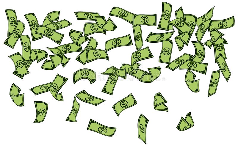 Detail Money Falling Clipart Nomer 30