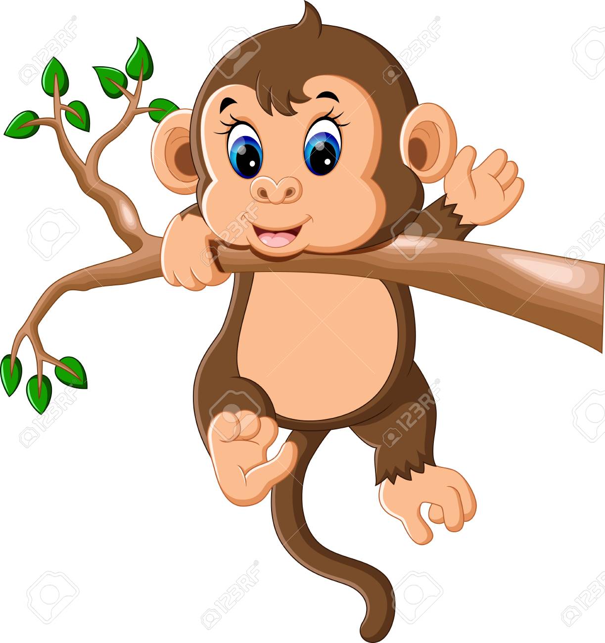Detail Monkey Animation Cute Nomer 2