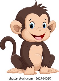 Detail Monkey Animation Cute Nomer 14