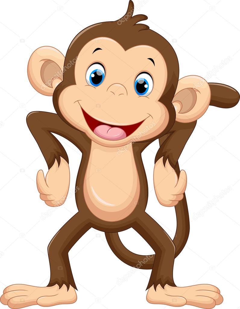 Detail Monkey Animation Cute Nomer 18
