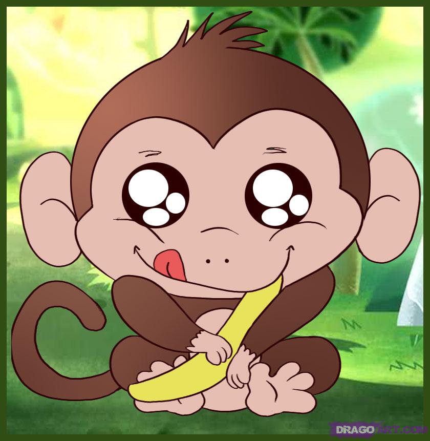 Detail Monkey Animation Cute Nomer 26